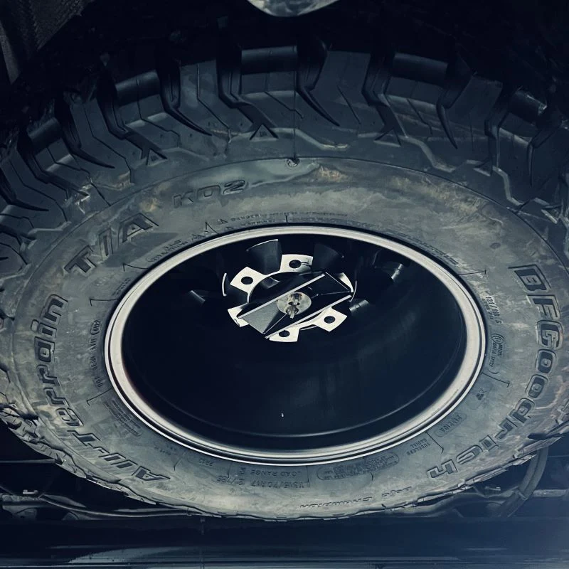 35” Under-Bed Spare Wheel & Tyre Carrier